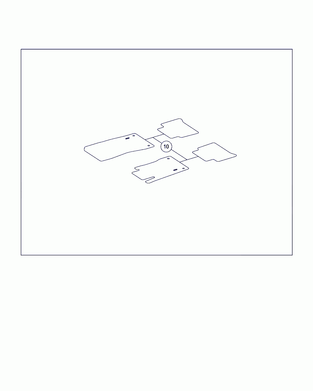 LINING, <span>A 221 680 30 48, Main Group: Panelling, Diagram: FLOOR MATS, Location Of Picture: 10