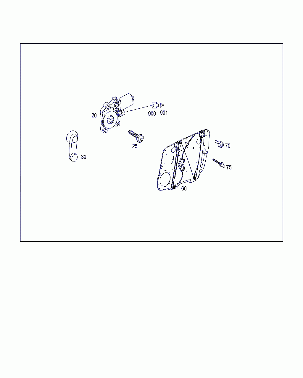 BASIC CARRIER, <span>A 169 730 34 79, Main Group: Rear Doors, Diagram: WINDOW REGULATOR, Location Of Picture: 60