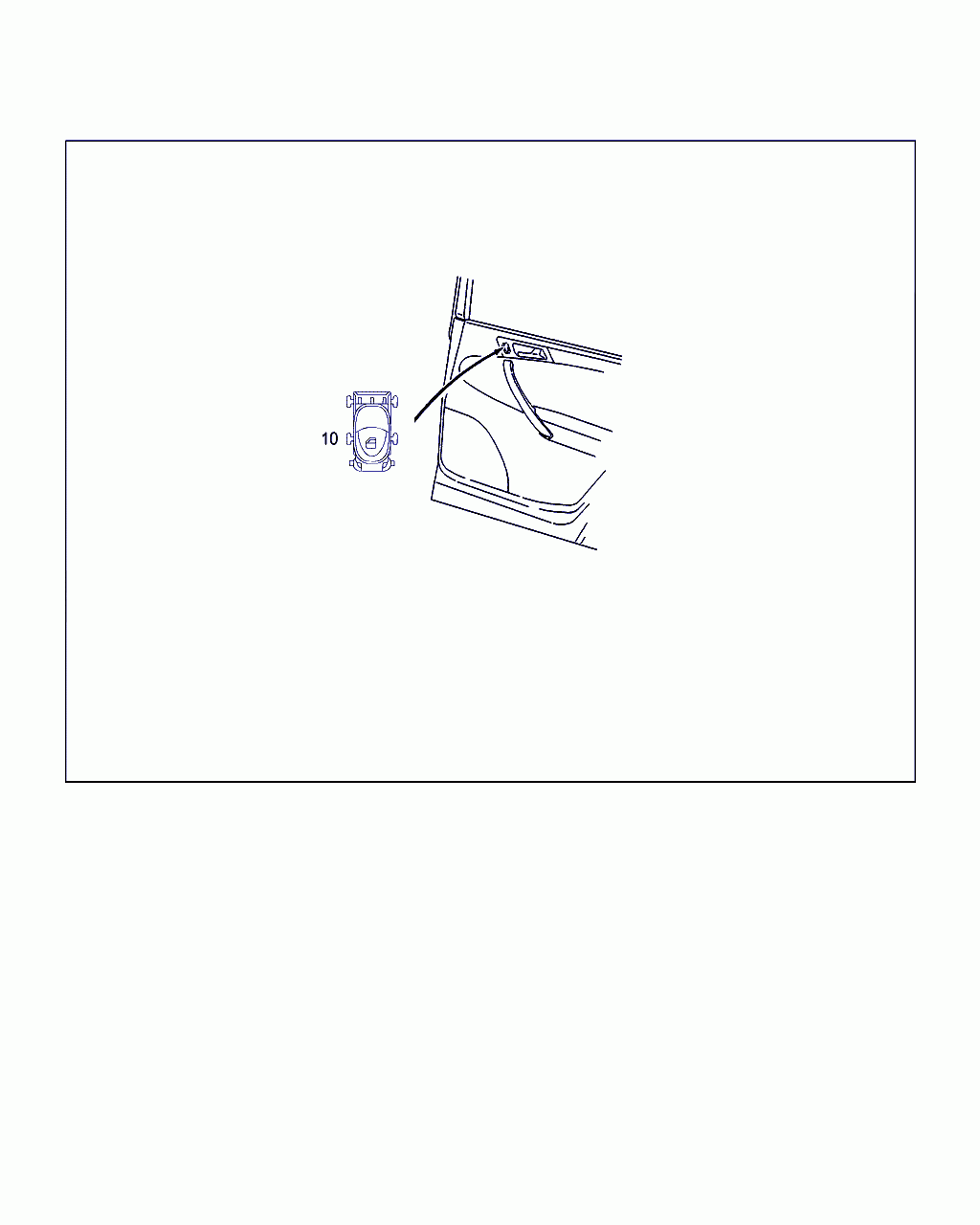 SWITCH, <span>A 203 820 02 10, Main Group: Electrical System, Diagram: SWITCH IN REAR DOOR TRIM, Location Of Picture: 10