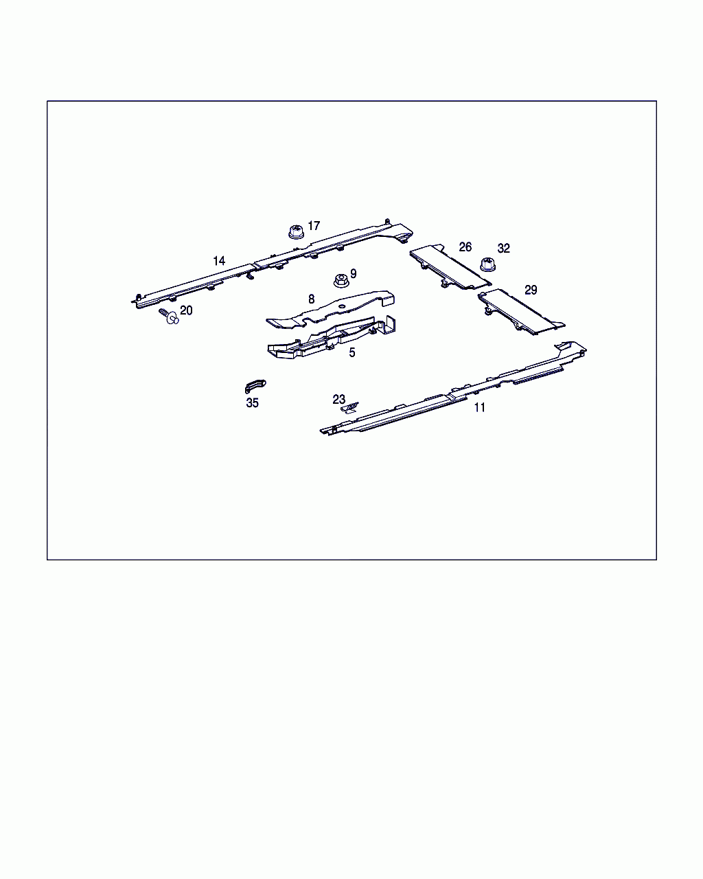 CLIP, <span>A 009 988 27 78, Main Group: Electrical System, Diagram: CABLE COVERING & CABLE DUCTS, Location Of Picture: 23