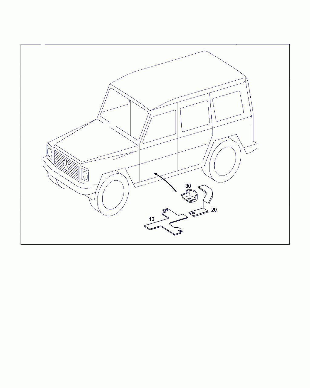 COVER PLATE, <span>A 463 681 00 11, Main Group: Electrical System, Diagram: CABLE COVER,CABLE DUCTS,AND CONTROL MODULE PLATE IN FOOTWELL, Location Of Picture: 20