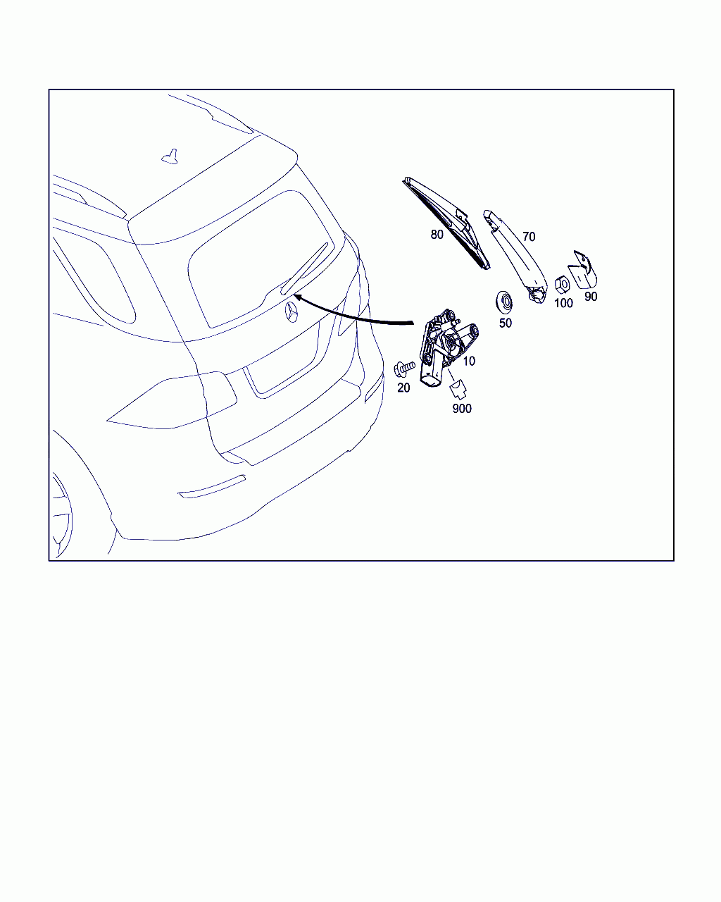 CAP, <span>A 000 998 29 21, Main Group: Electrical System, Diagram: REAR PANEL DOOR PANE WIPER, Location Of Picture: 90