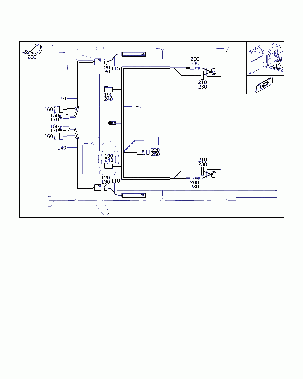 PLUG PIN, <span>A 011 545 16 28, Main Group: Electrical System, Diagram: INTERIOR LAMPS, Location Of Picture: 250