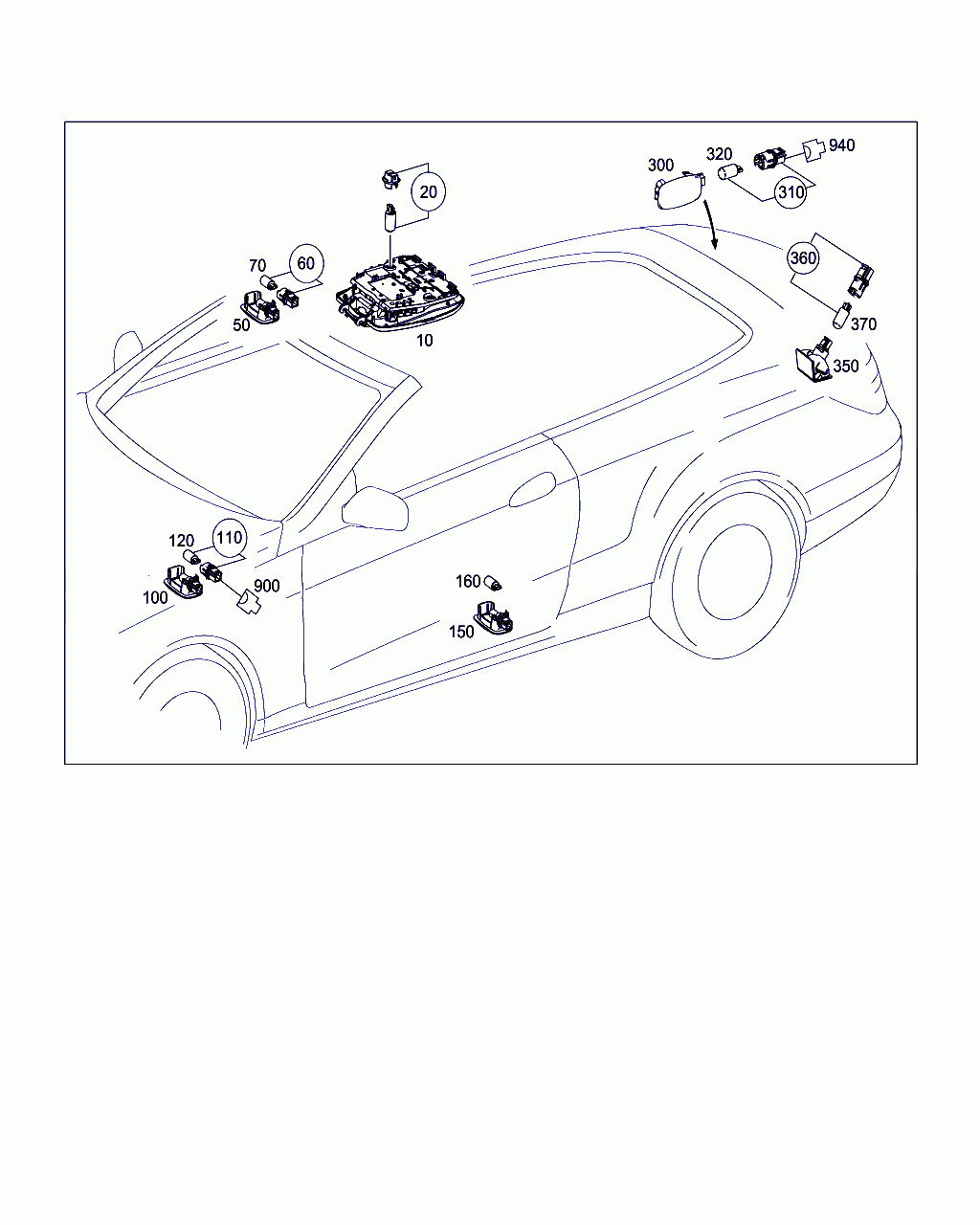 CONTROL UNIT, <span>A 207 900 75 00, Main Group: Electrical System, Diagram: INTERIOR LAMPS, Location Of Picture: 10