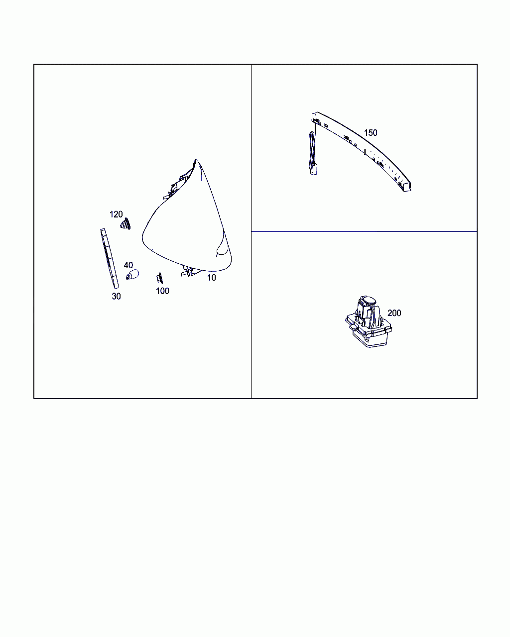 REAR LAMP COMBINATION, <span>A 213 906 18 00, Main Group: Electrical System, Diagram: REAR LIGHTING, Location Of Picture: 10