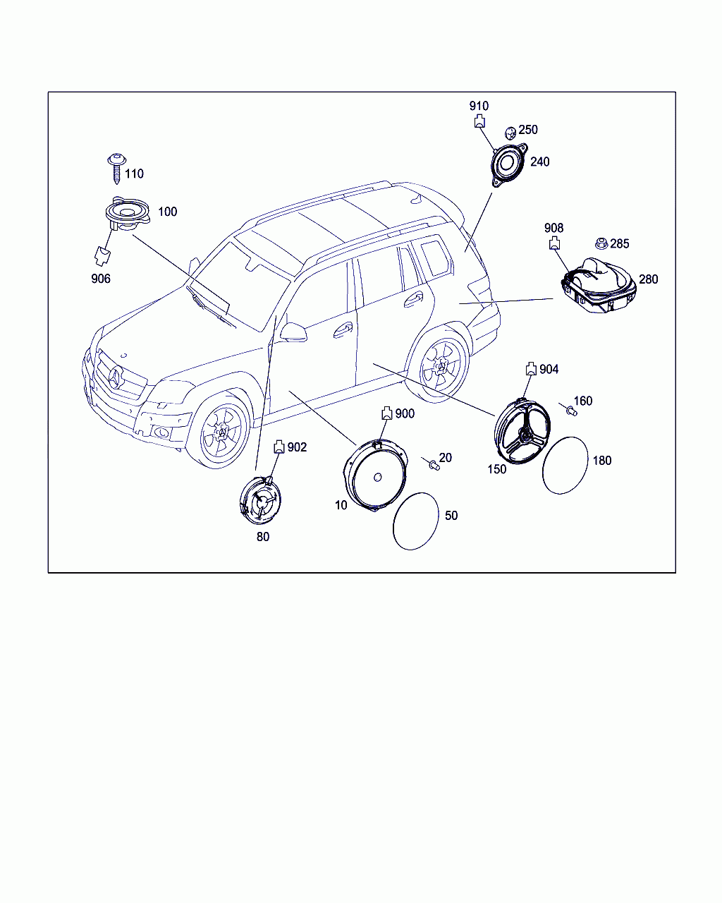 SEAL, <span>A 169 727 00 30, Main Group: Electrical System, Diagram: LOUDSPEAKER, Location Of Picture: 50