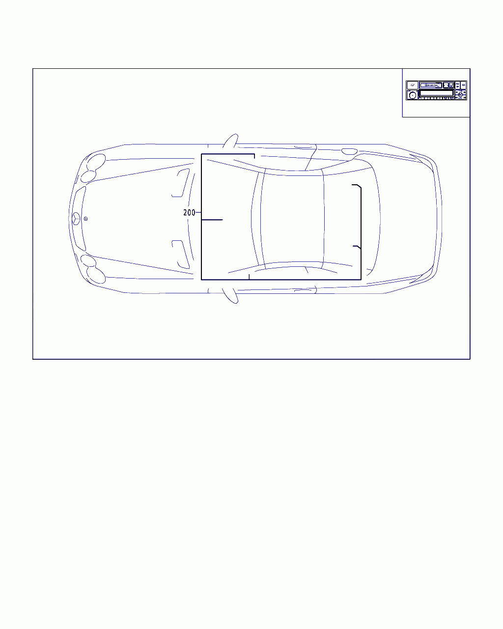 ELECT. LINE, <span>A 230 540 27 32, Main Group: Electrical System, Diagram: CABLE HARNESS FOR RADIO, LOUDSPEAKER AND CD-PLAYER, Location Of Picture: 200