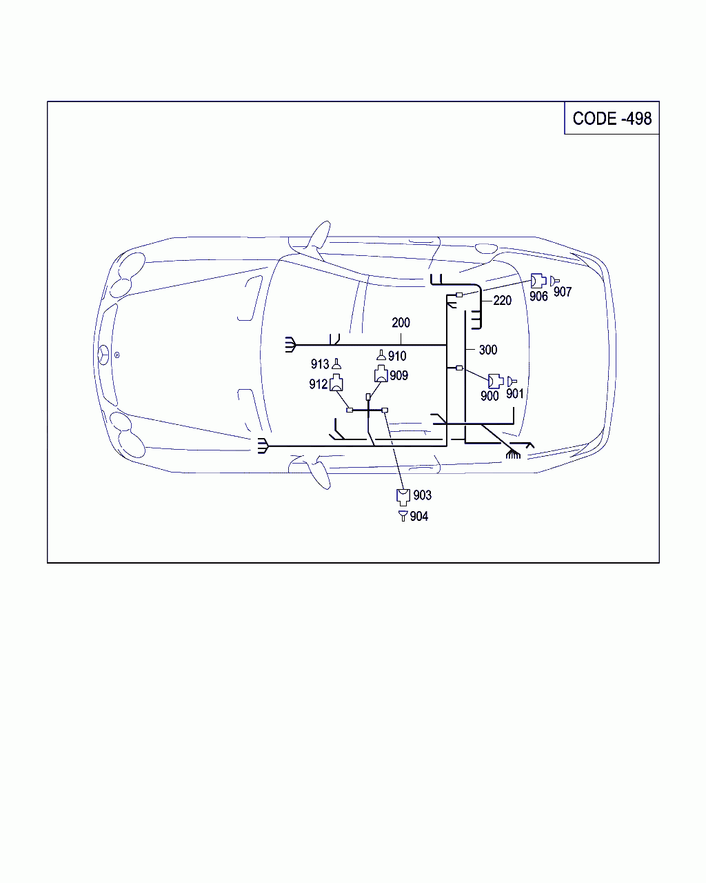 ELECT. LINE, <span>A 230 540 71 32, Main Group: Electrical System, Diagram: CABLE HARNESS FOR COMTROL DISPLAY SYSTEM OMS, Location Of Picture: 200