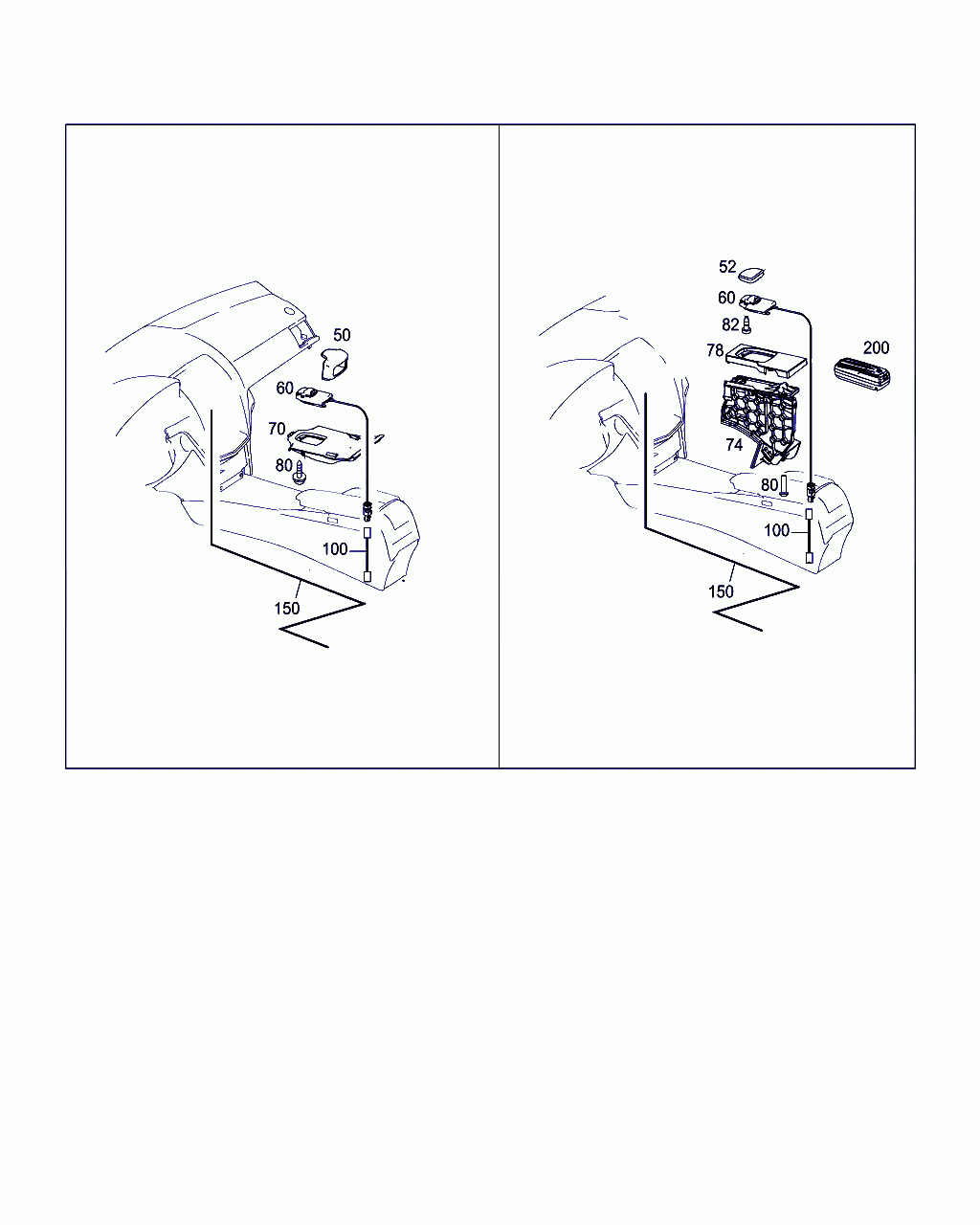 ELECTRICAL WIRING HARNESS, <span>A 204 820 64 15, Main Group: Electrical System, Diagram: AUTOMOBILE TELEPHONE, Location Of Picture: 100