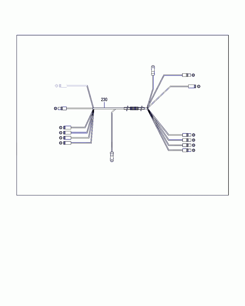 WIRING HARNESS, <span>A 203 540 79 06, Main Group: Electrical System, Diagram: ANTENNA, Location Of Picture: 230