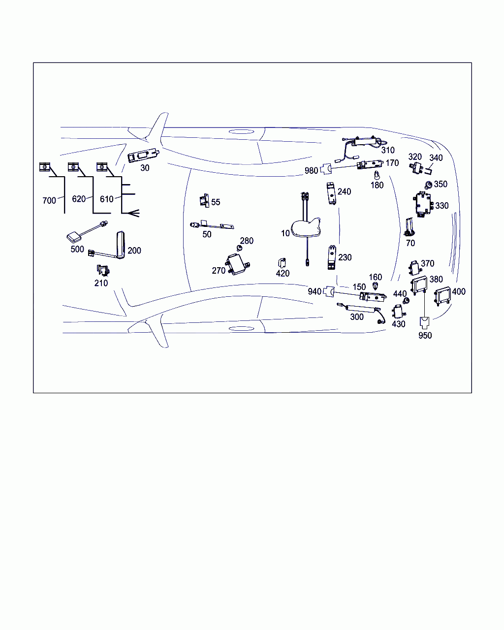 AMPLIFIER, <span>A 204 820 45 89, Main Group: Electrical System, Diagram: ANTENNA, ANTENNA AMPLIFIER AND WIRINGHARNESSES, Location Of Picture: 30
