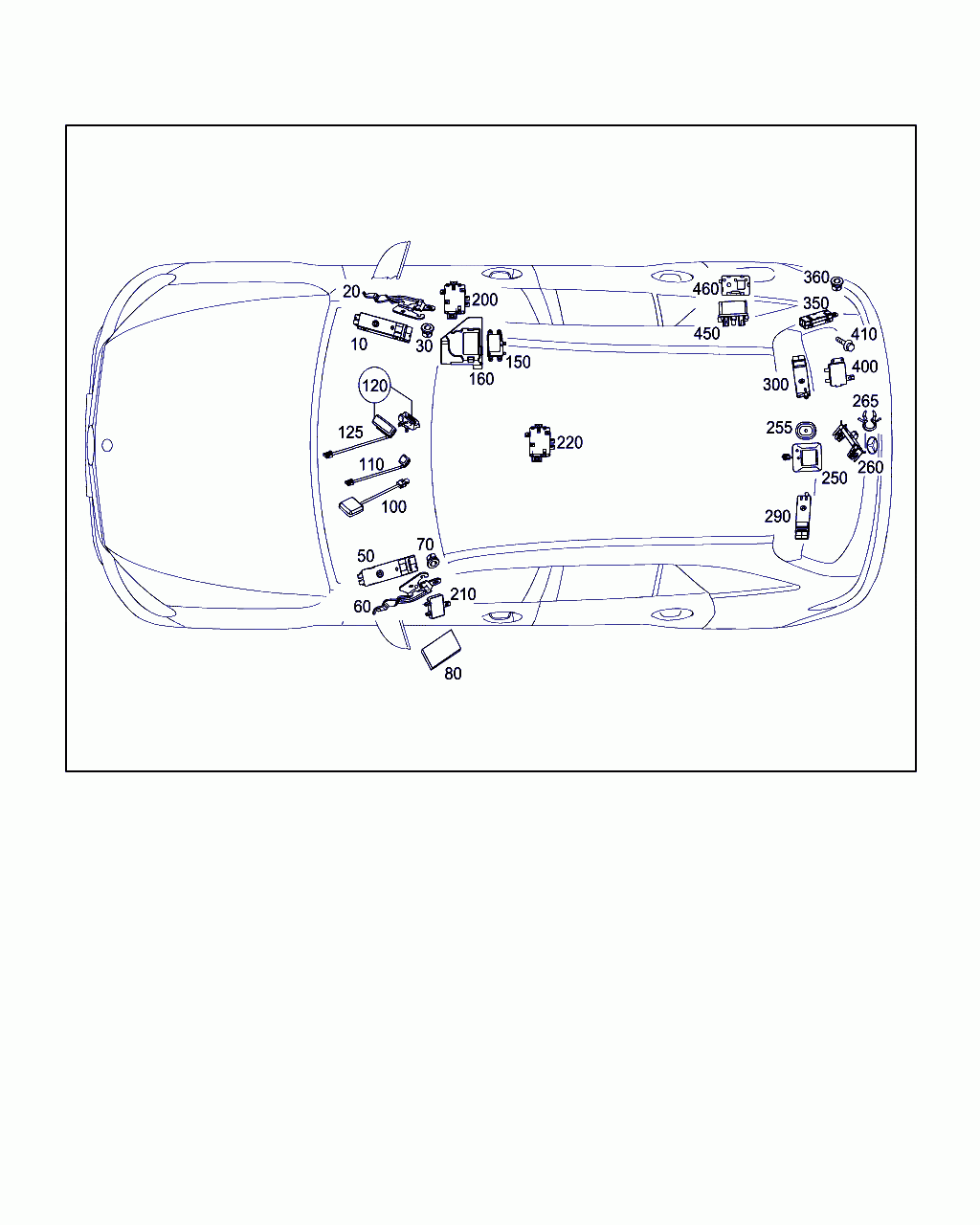 STOPPER WASHER, <span>A 000 998 06 90, Main Group: Electrical System, Diagram: ANTENNA, ANTENNA AMPLIFIER AND WIRINGHARNESSES, Location Of Picture: 255