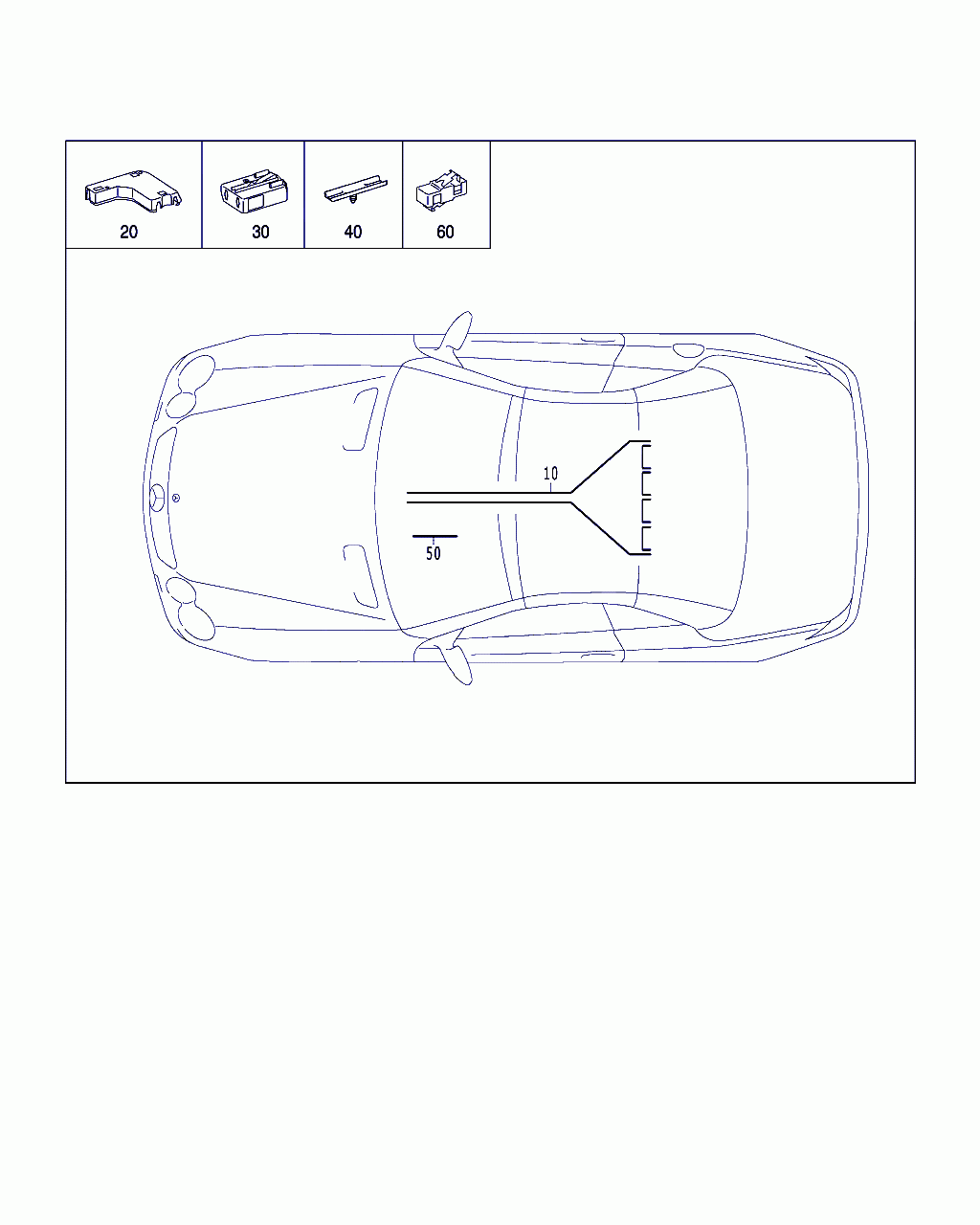 WIRING HARNESS, <span>A 230 540 84 08, Main Group: Electrical System, Diagram: FIBER OPTICAL CABLE WIRING HARNESS (D2B AND MOST), Location Of Picture: 10