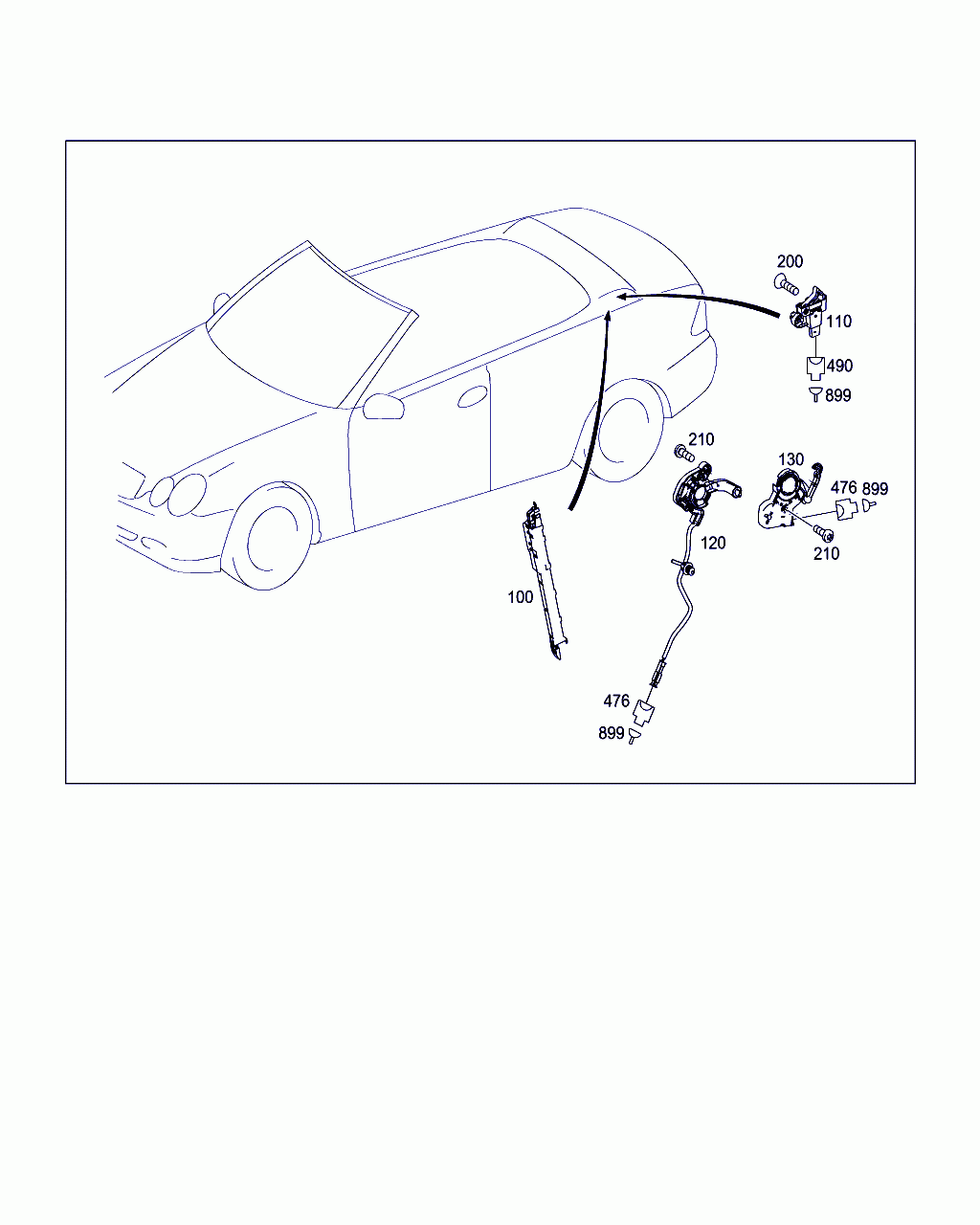SWITCH, <span>A 209 820 19 10, Main Group: Electrical System, Diagram: FOLDING TOP CONTROL, Location Of Picture: 110