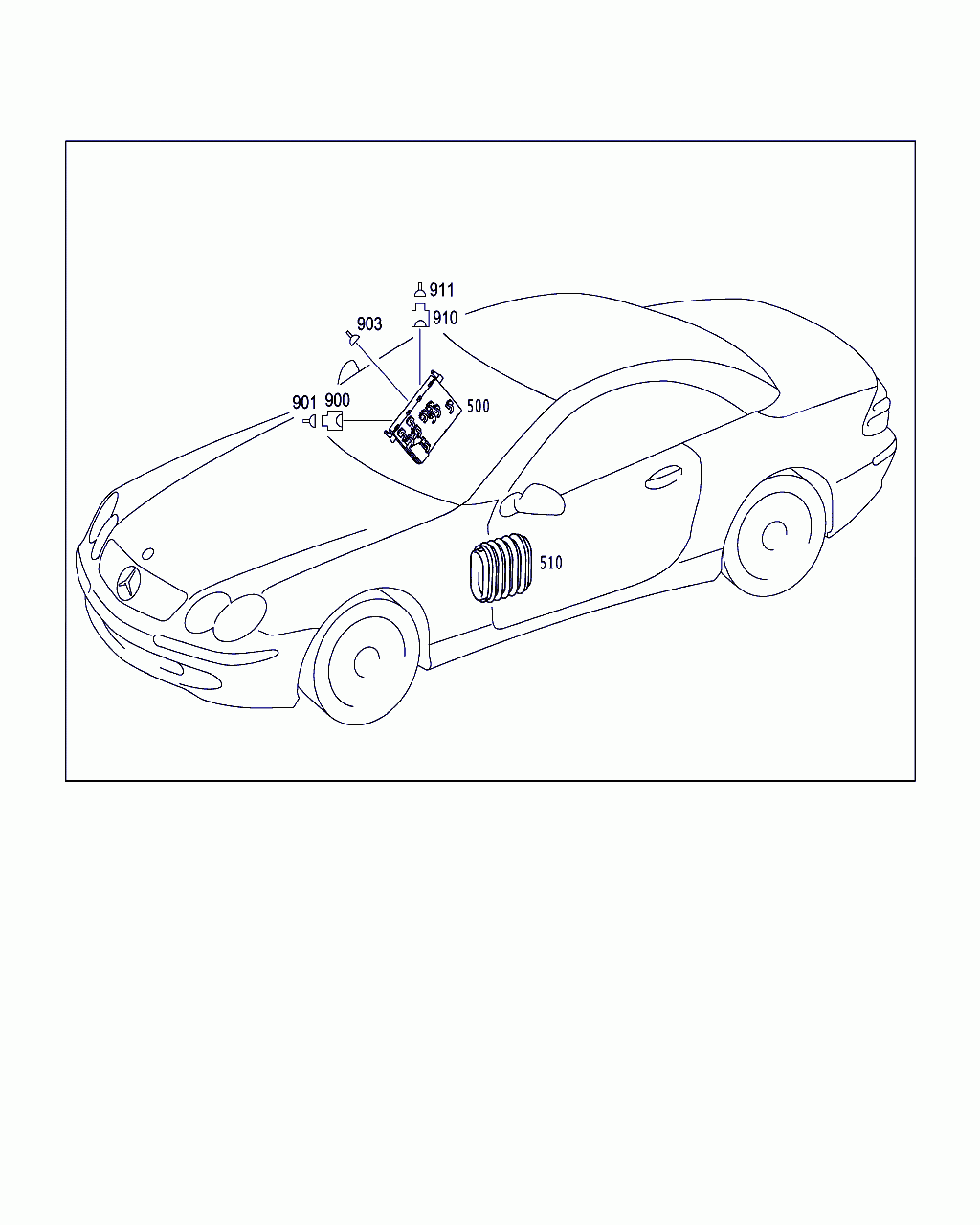 CONTROL UNIT, <span>A 230 820 47 26, Main Group: Electrical System, Diagram: DOOR WIRING HARNESS AND DOOR CONT.UNIT, Location Of Picture: 500