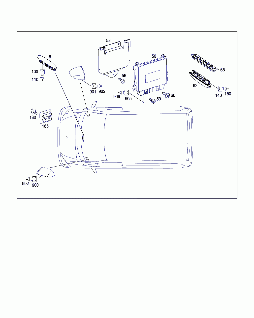 BOLT, <span>A 000 990 41 11, Main Group: Electrical System/lighting, Diagram: PARKTRONIC SYSTEM (PTS), Location Of Picture: 60
