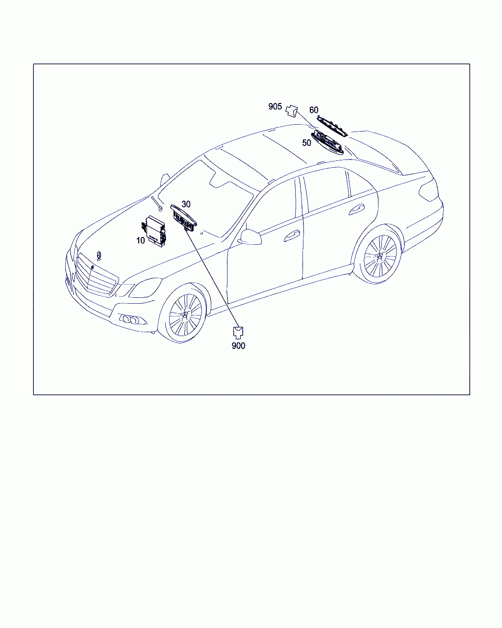 WARNING DEVICE, <span>A 212 542 00 23, Main Group: Electrical System, Diagram: PARKTRONIC SYSTEM (PTS), Location Of Picture: 50
