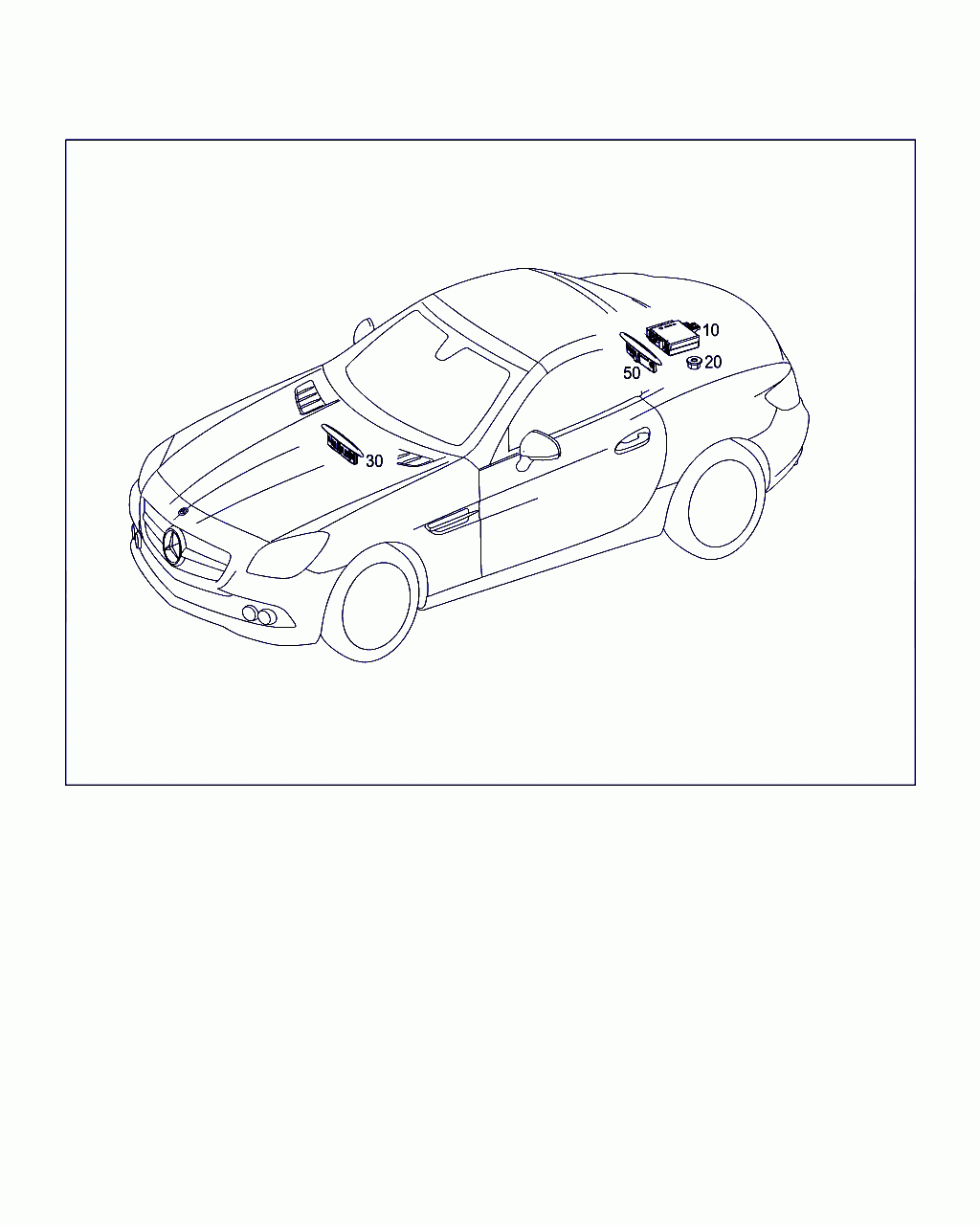 CONTROL UNIT, <span>A 172 900 31 06, Main Group: Electrical System, Diagram: PARKTRONIC SYSTEM (PTS), Location Of Picture: 10
