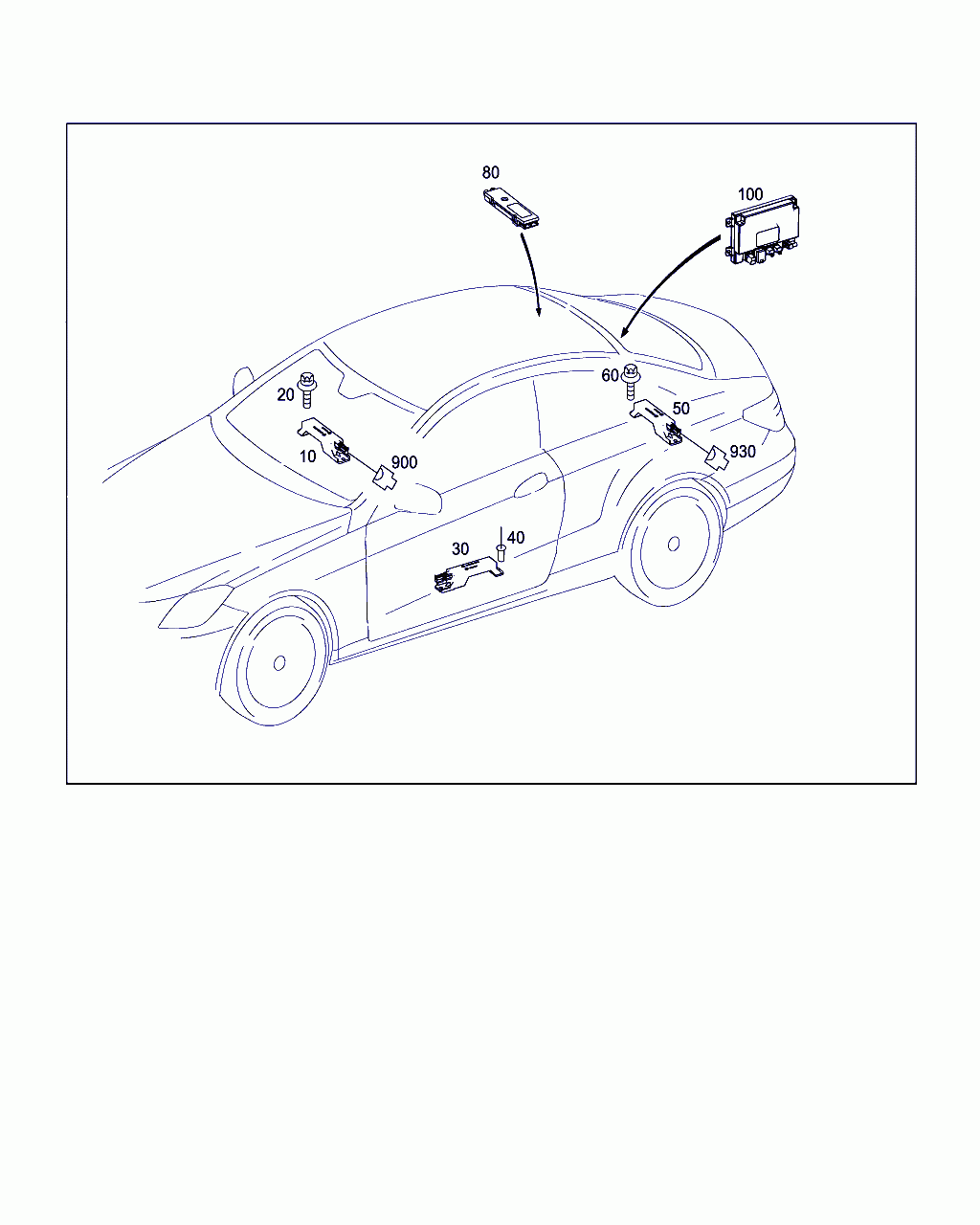 AMPLIFIER, <span>A 207 820 06 89, Main Group: Electrical System, Diagram: KEYLESS GO, Location Of Picture: 80