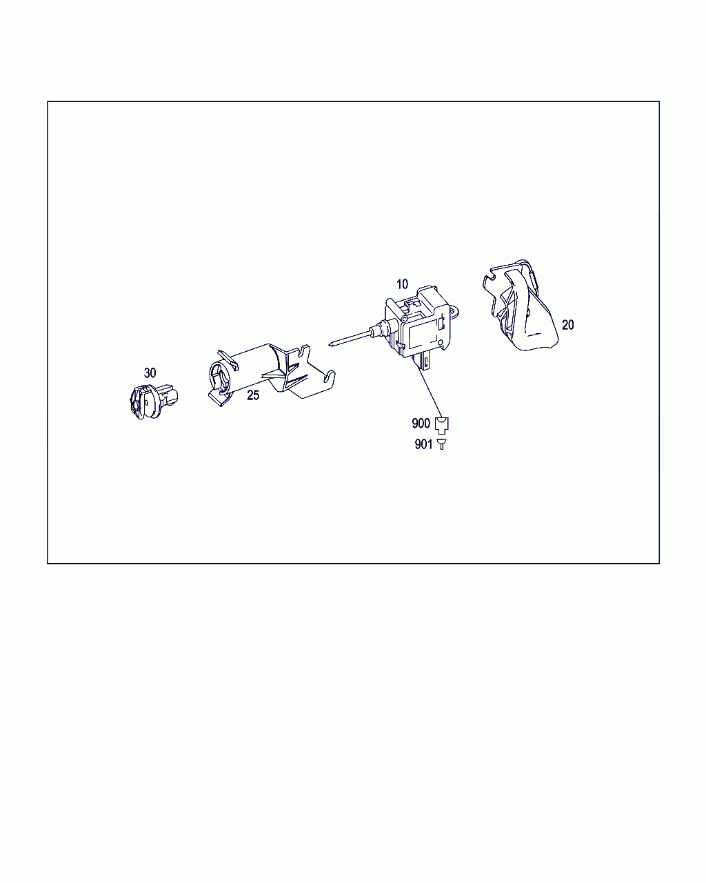 BRACKET, <span>A 169 820 07 14, Main Group: Electrical System, Diagram: FUEL FILLER FLAP RELEASE, Location Of Picture: 20