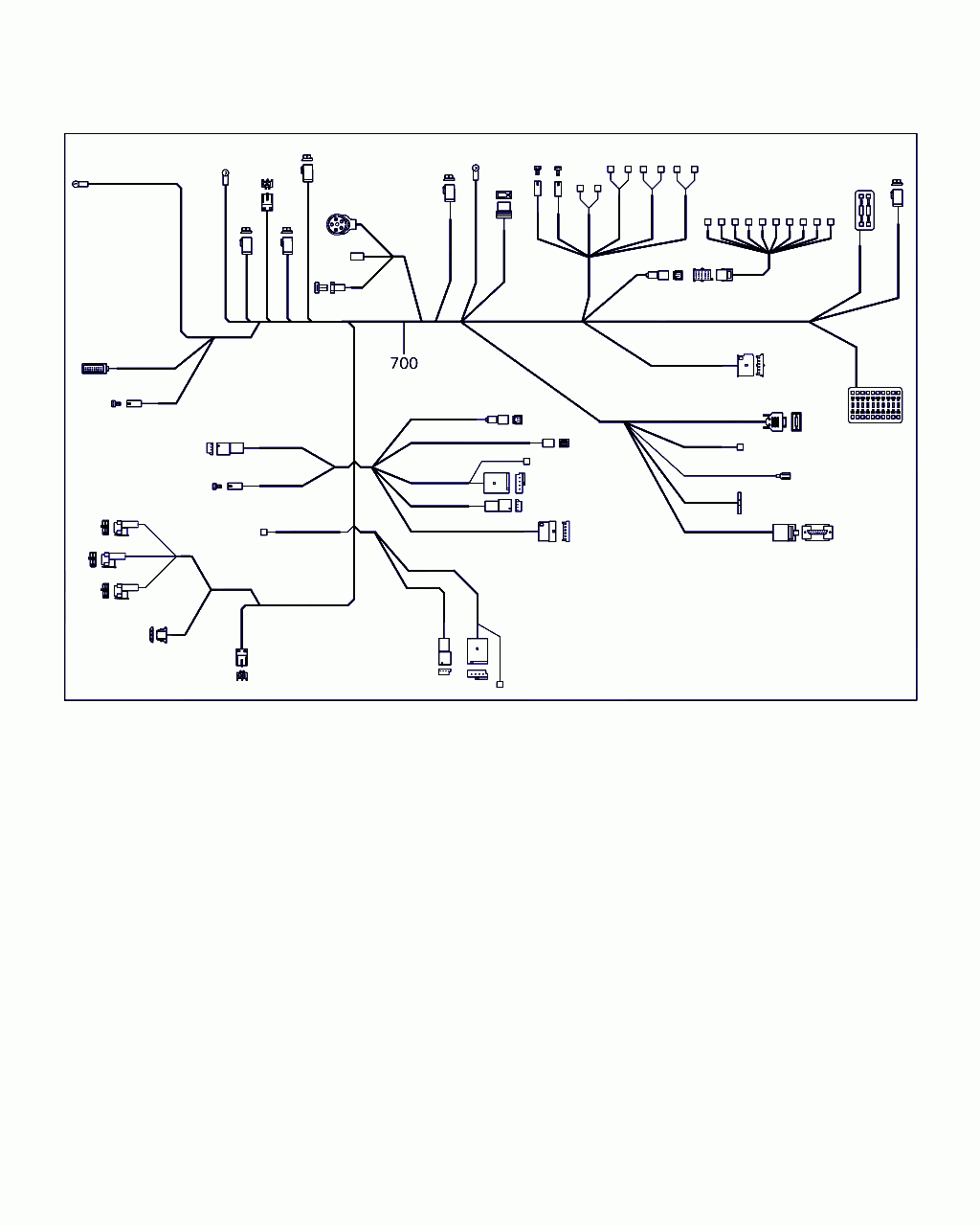 EL. CABLE, <span>A 203 820 02 83, Main Group: Electrical System, Diagram: CABLE HARNESSES FOR SPECIAL VEHS, Location Of Picture: -----
