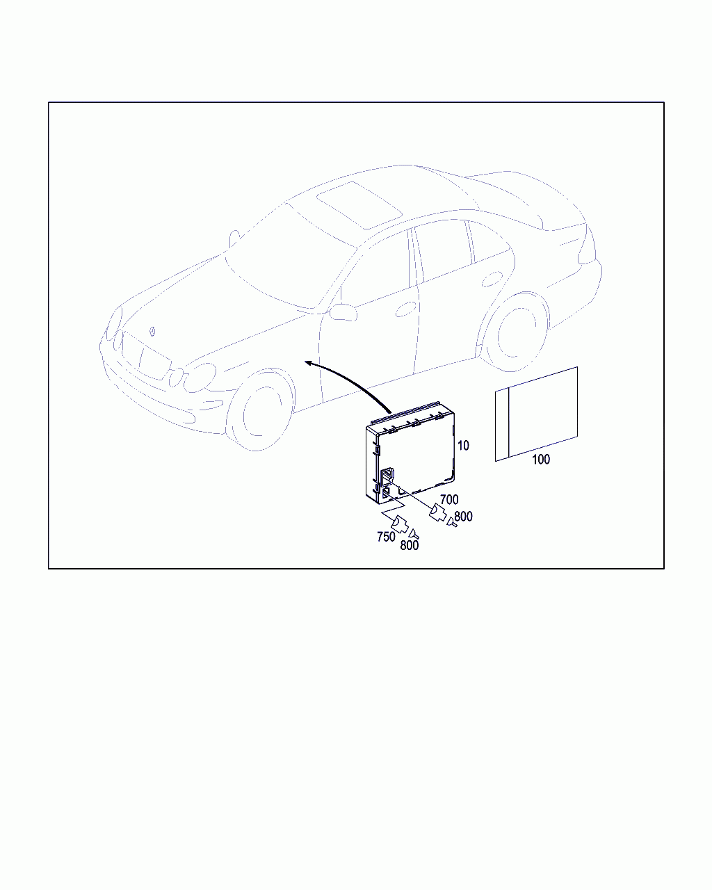 CONTROL UNIT, <span>A 211 540 21 45, Main Group: Electrical System, Diagram: CENTRAL GATEWAY/SYSTEM DIAGNOSIS, Location Of Picture: 10