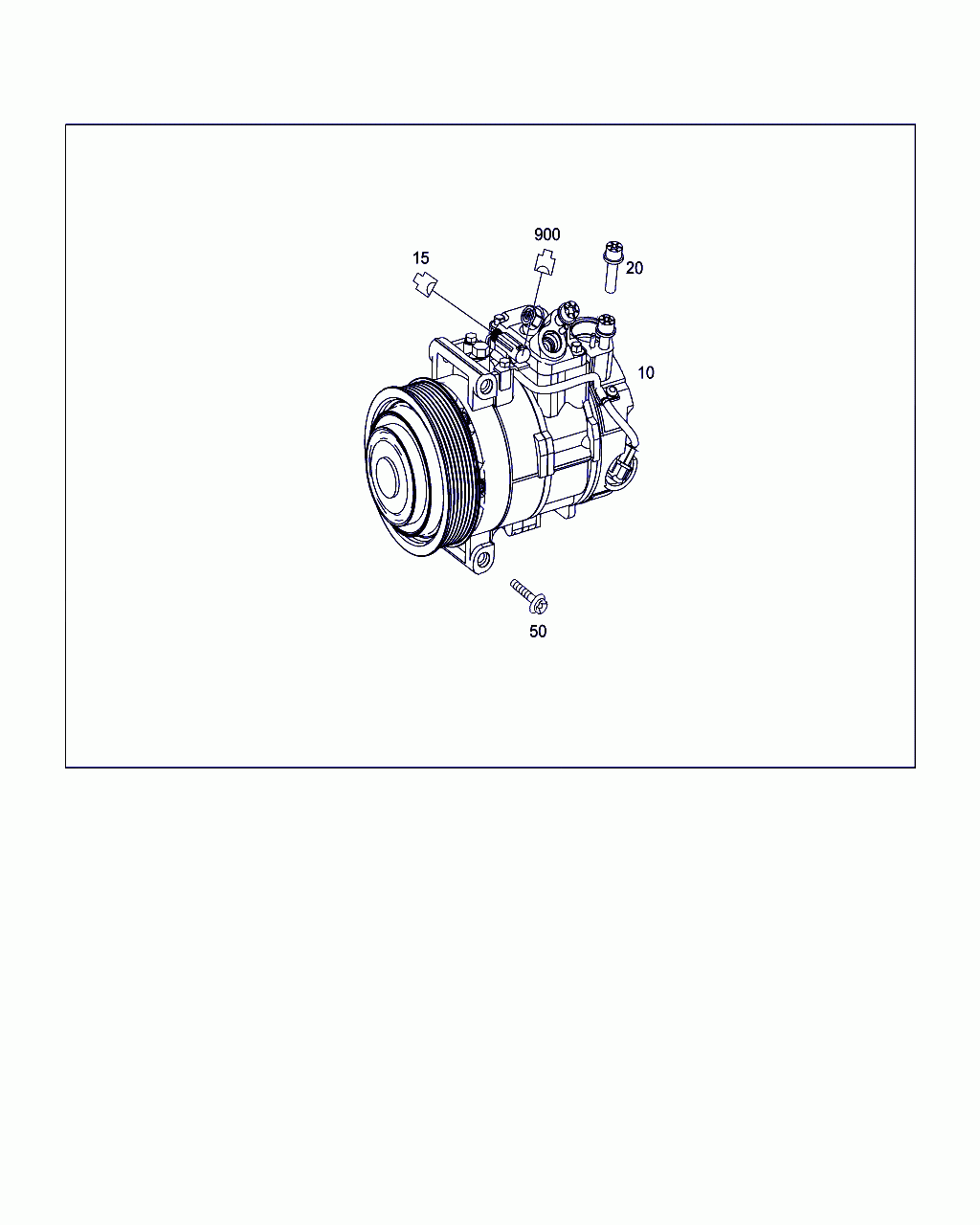 REFRIGERANT COMPRESSOR, <span>A 002 230 49 11, Main Group: Heating And Ventilation, Diagram: A/C COMPRESSOR, Location Of Picture: 10