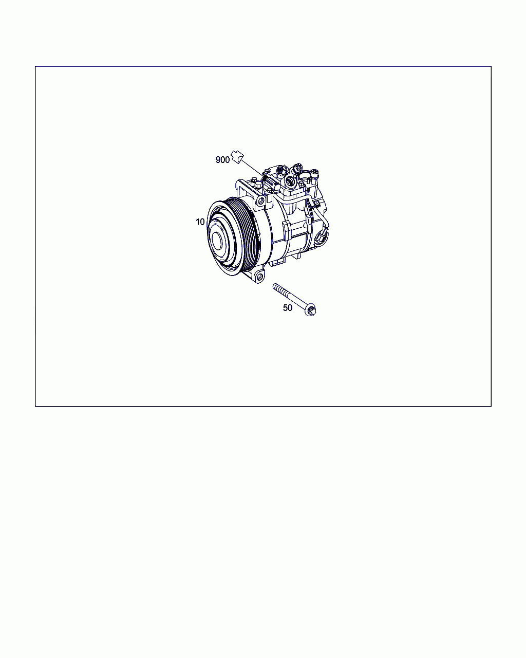 REFRIGERANT COMPRESSOR, <span>A 003 230 74 11, Main Group: Heating And Ventilation, Diagram: A/C COMPRESSOR, Location Of Picture: 10