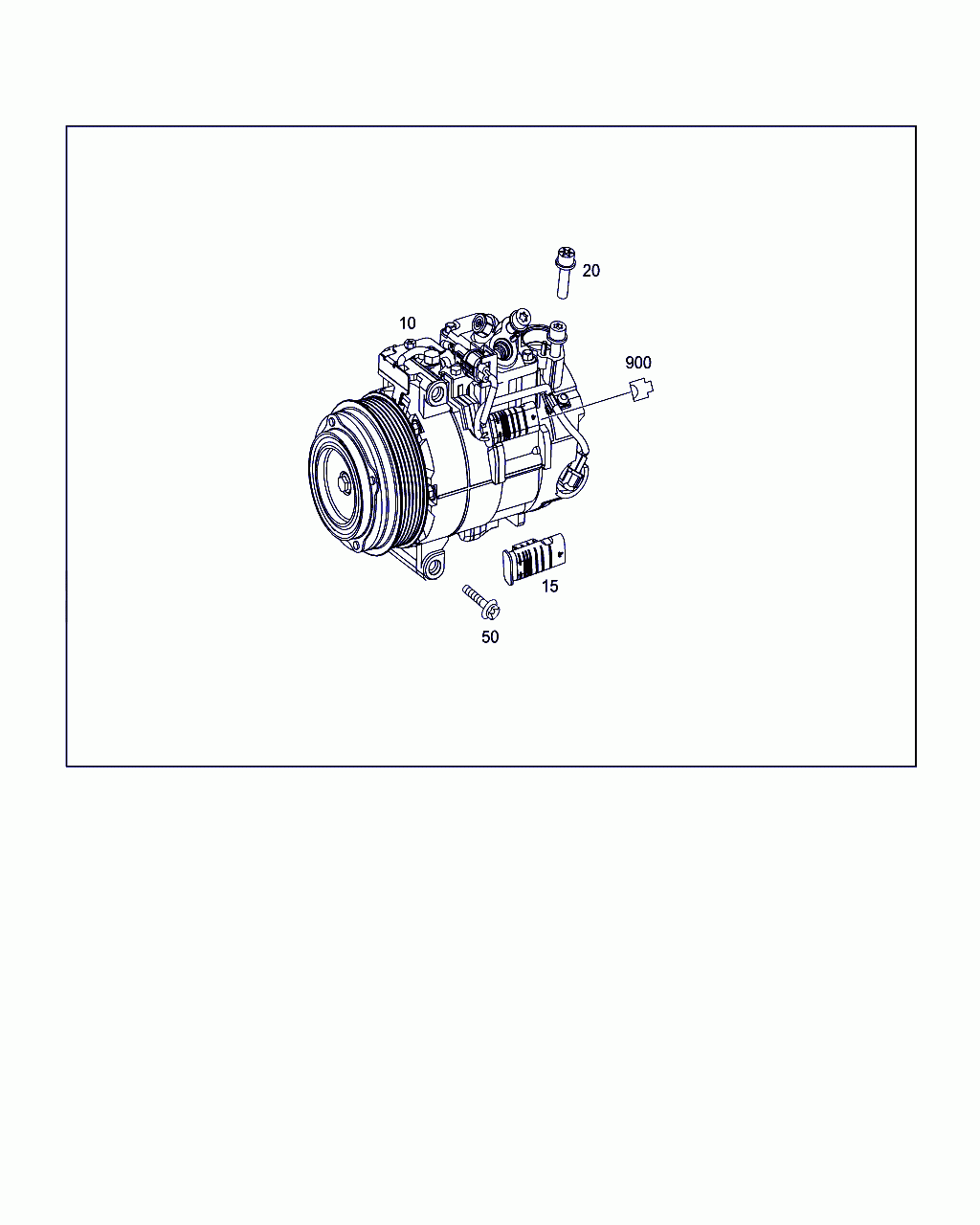 REFRIGERANT COMPRESSOR, <span>A 002 230 97 11, Main Group: Heating And Ventilation, Diagram: A/C COMPRESSOR, Location Of Picture: 10