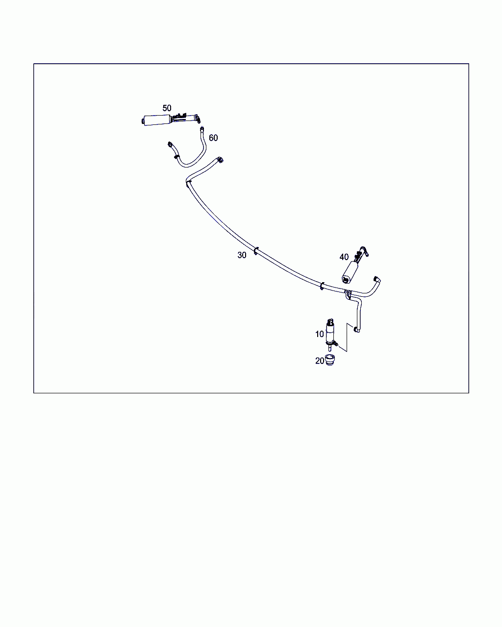 HOSE ASSEMBLY, <span>A 176 860 16 92, Main Group: Washer System, Diagram: HEADLAMP WIPER/WASHER, Location Of Picture: 60