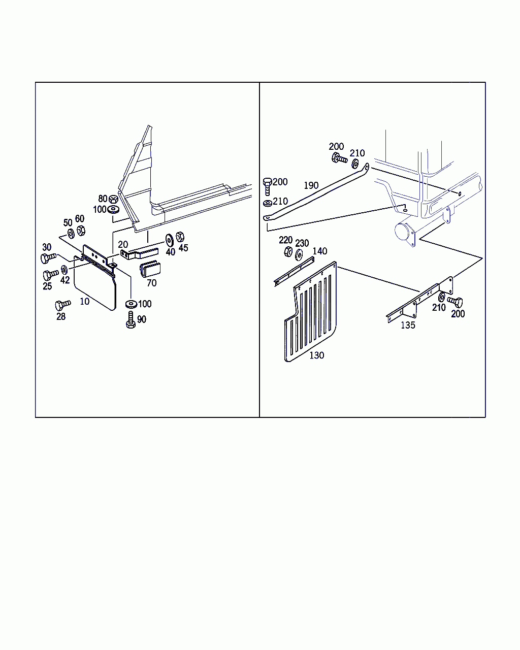 STIFFENING, <span>A 463 882 00 07, Main Group: Attachment Parts, Diagram: MUD APRON, Location Of Picture: 190