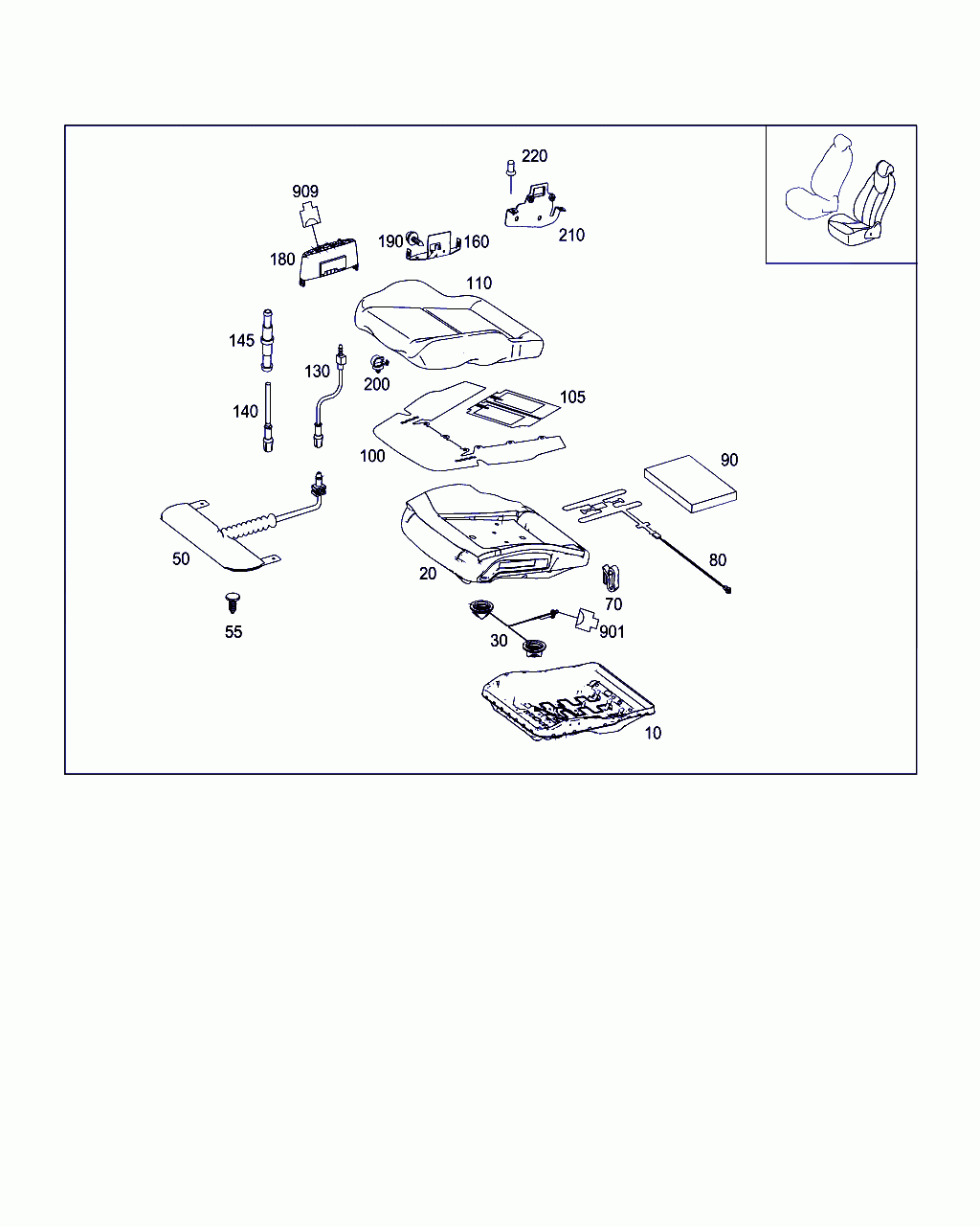 BRACKET, <span>A 212 912 01 14, Main Group: Driver's Seat, Diagram: LEFT SEAT, Location Of Picture: 210
