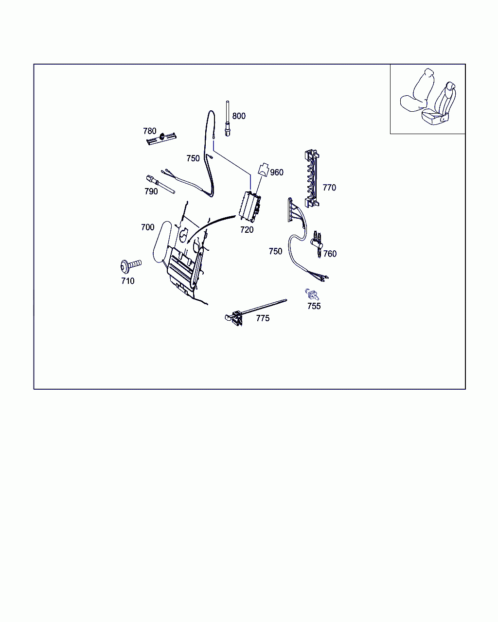 CONTROL UNIT, <span>A 212 900 13 00, Main Group: Driver's Seat, Diagram: LEFT SEAT, Location Of Picture: 720