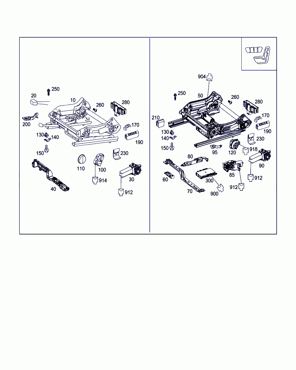 STOP, <span>A 203 919 03 21, Main Group: Driver's Seat, Diagram: SEAT ADJUSTMENT, Location Of Picture: 190