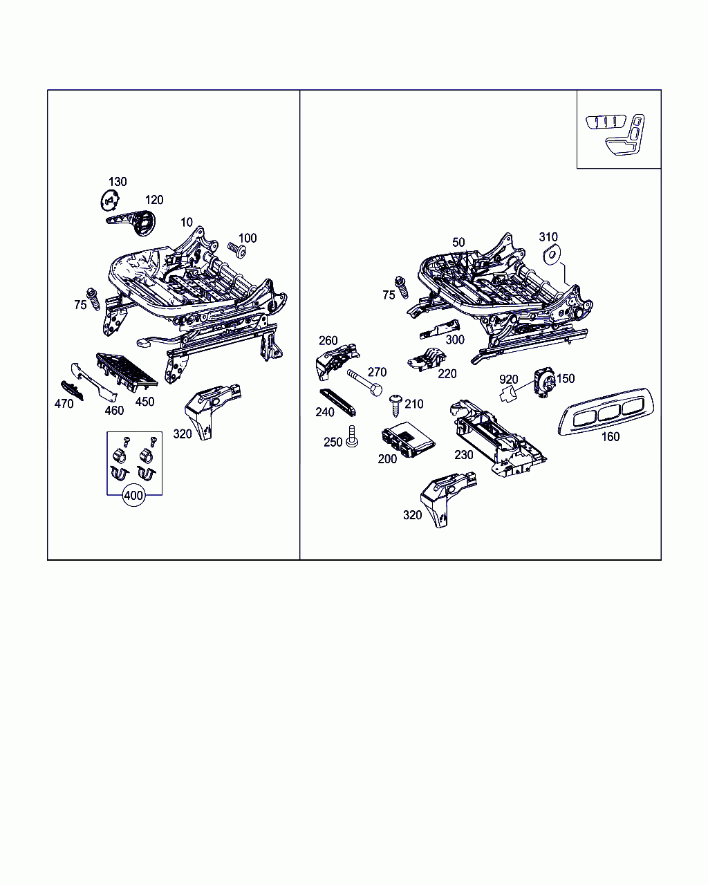 CONTROL UNIT, <span>A 166 900 10 08, Main Group: Driver's Seat, Diagram: SEAT ADJUSTMENT, Location Of Picture: 200