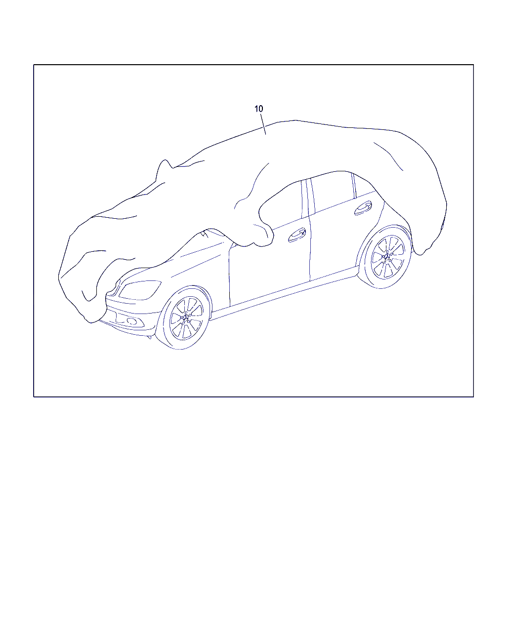 PROTECTING COVER, <span>A 204 899 00 86, Main Group: Accessories, Diagram: TARPAULIN, Location Of Picture: 10