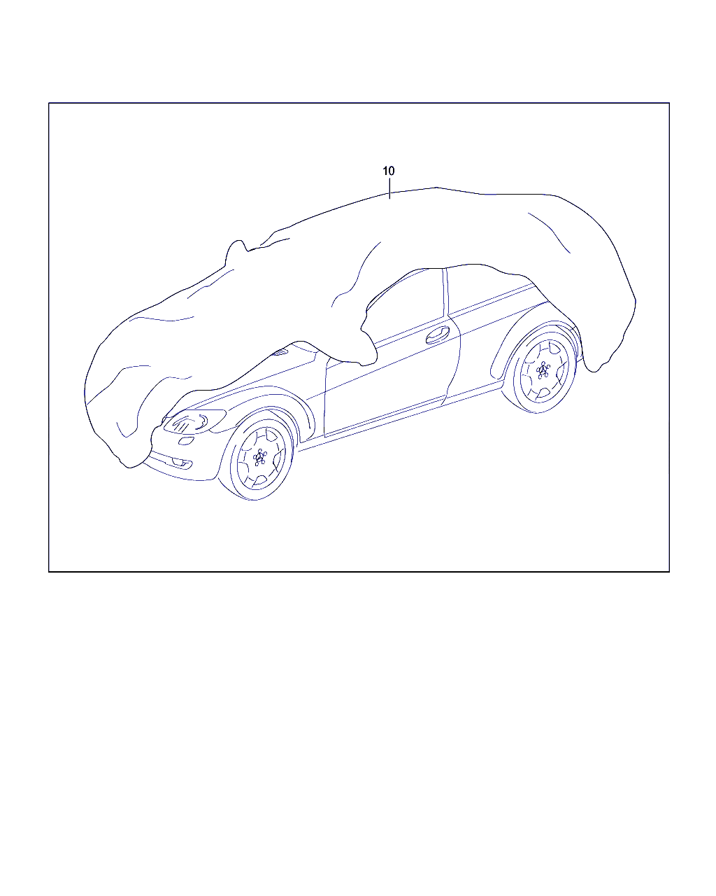 PROTECTING COVER, <span>A 216 899 00 86, Main Group: Accessories, Diagram: TARPAULIN, Location Of Picture: 10