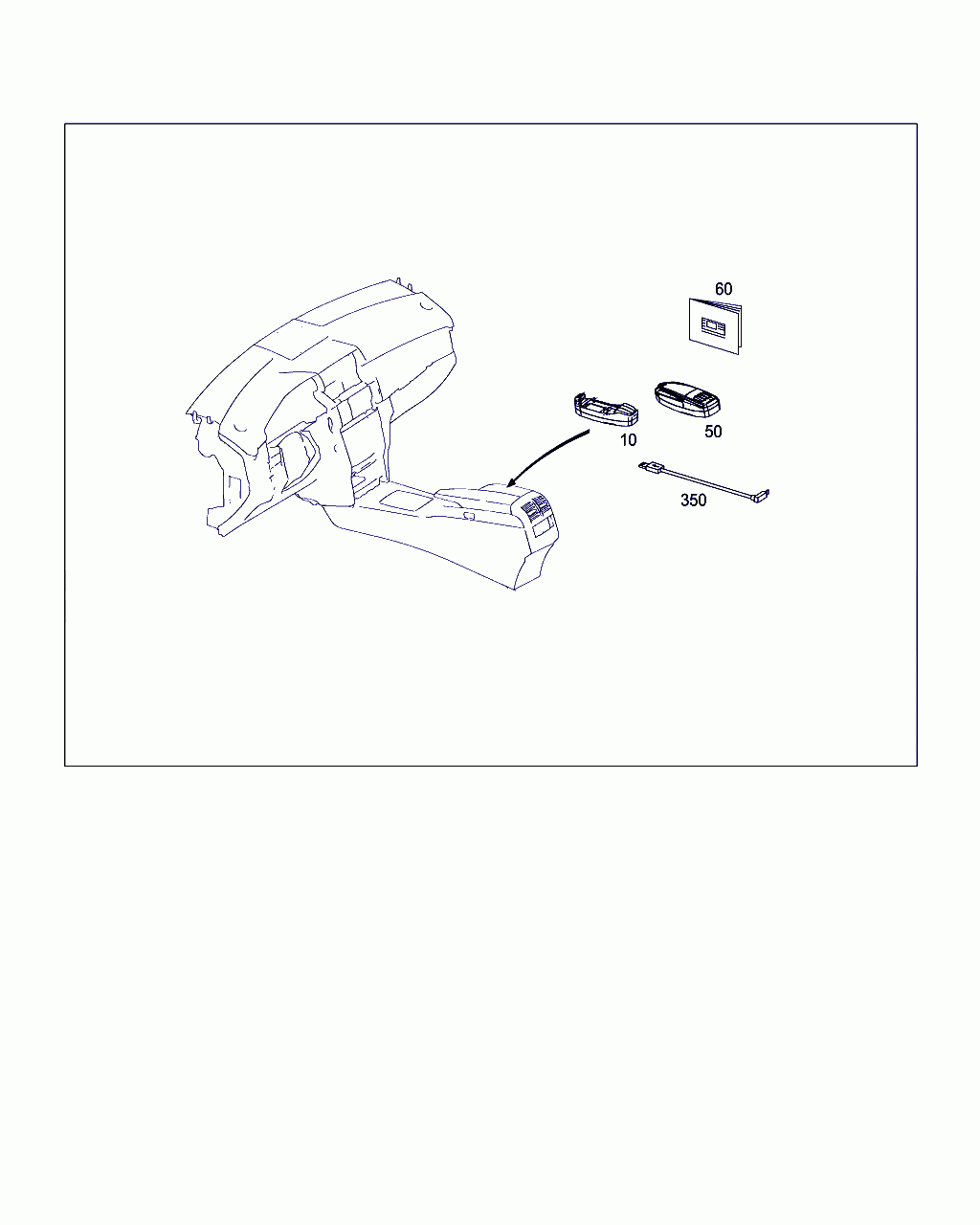 FIXTURE, <span>A 204 820 36 51, Main Group: Accessories, Diagram: TELEPHONY, Location Of Picture: 10