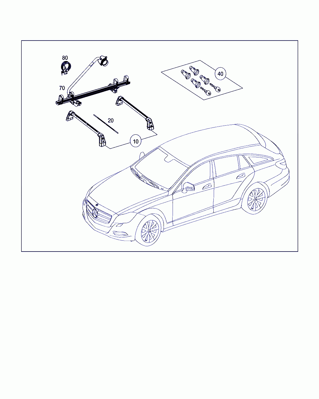 BASIC CARRIER RAIL, A 218 890 01 93, 主組: Accessories, 子組: ROOF CARRIER SYSTEMS, 圖示位置: 10