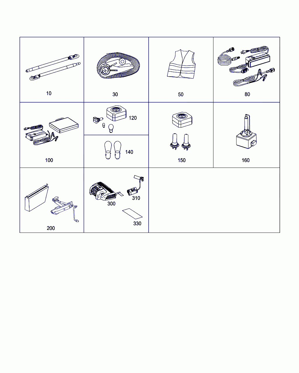 GAS DISCHARGE LAMP, <span>N 000000 007419, Main Group: Accessories, Diagram: TOOL AND SAFETY, Location Of Picture: 160