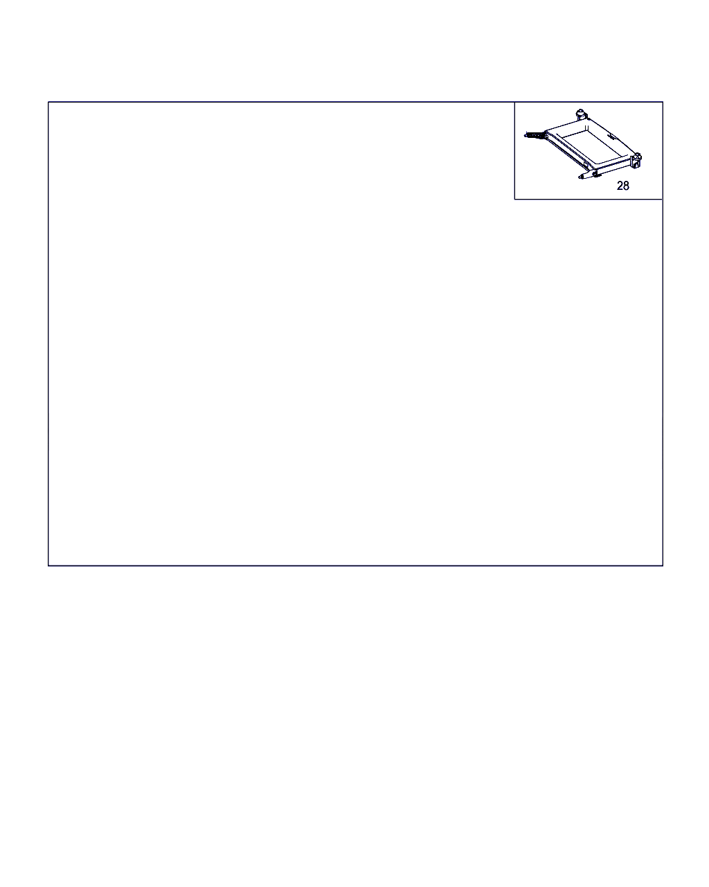 STORAGE SPACE, <span>A 212 680 00 10, Main Group: Special Internal Fittings, Diagram: EASY-PACK STOWAGE BOX, Location Of Picture: 28