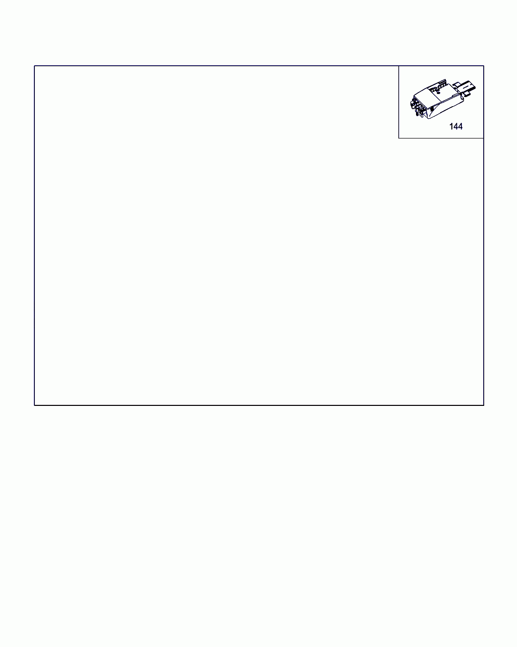 ELECTRICAL WIRING HARNESS, <span>A 204 440 64 10, Main Group: Special Internal Fittings, Diagram: NAVIGATION BOX / SD CARD NAVIGATION, Location Of Picture: -----