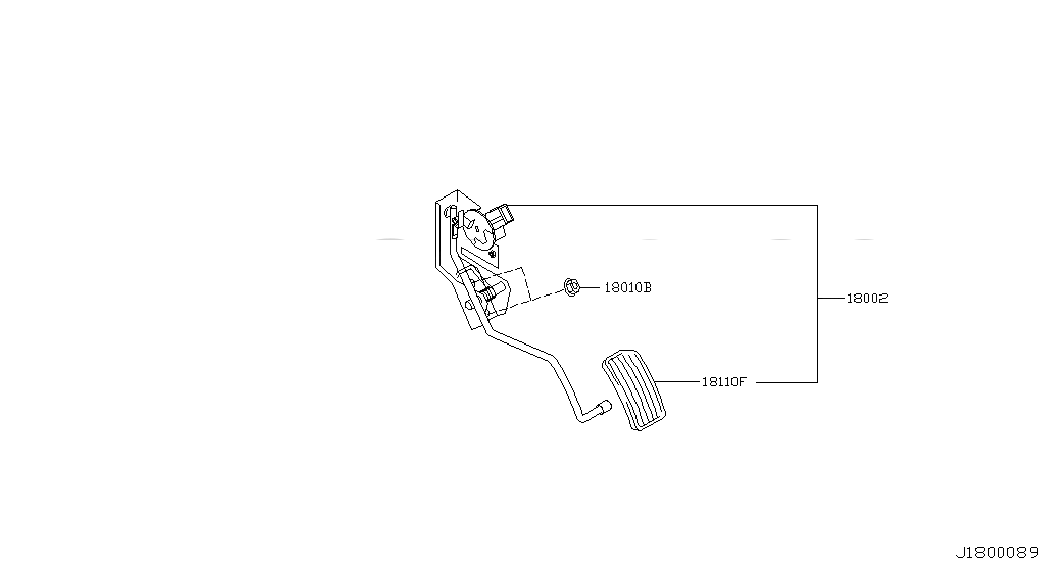LEVER COMPL-ACCELERATOR W/DRUM, <span>18002AM813, Main Group: Fuel & Engine Control, Diagram: ACCELERATOR LINKAGE, Location Of Picture: 18002