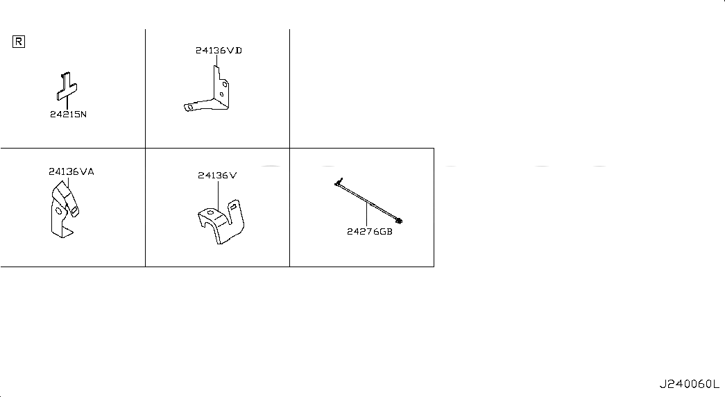 PROTECTOR-HARNESS, <span>24291EG004, Main Group: Body Electrical, Diagram: WIRING; FITTING(BODY HARN&TAIL HARN2), Location Of Picture: 24276GB
