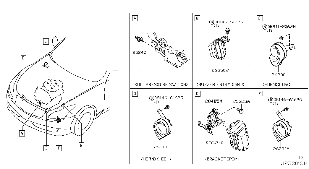 SWITCH ASSY-SMART KEYLESS, 285E3JK62A, 主組: Body Electrical, 子組: ELECTRICAL UNIT; ENGINE ROOM, 圖示位置: 285E3