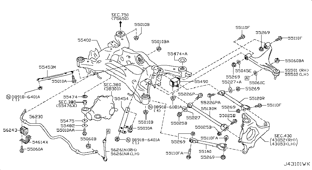 DYNAMIC DAMPER ASSY-REAR SUSPENSION, <span>554901MG0A, Main Group: Axle & Suspension, Diagram: REAR SUSPENSION; MEMBER, Location Of Picture: 55490