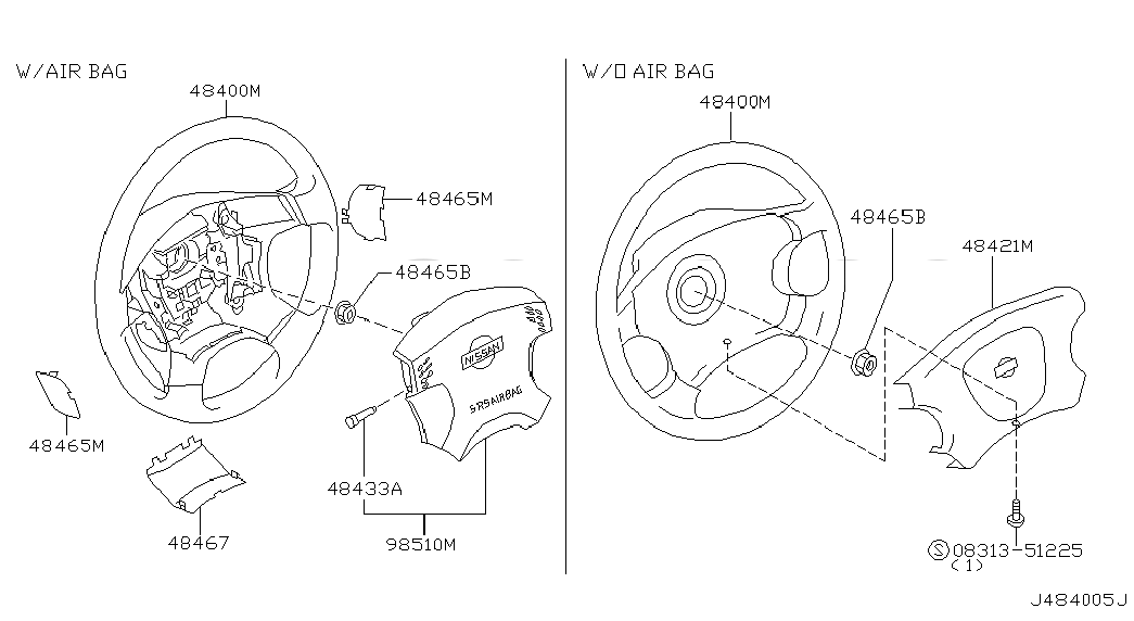 , <span>0831351225, Main Group: Steering, Diagram: STEERING WHEEL, Location Of Picture: 0831351225